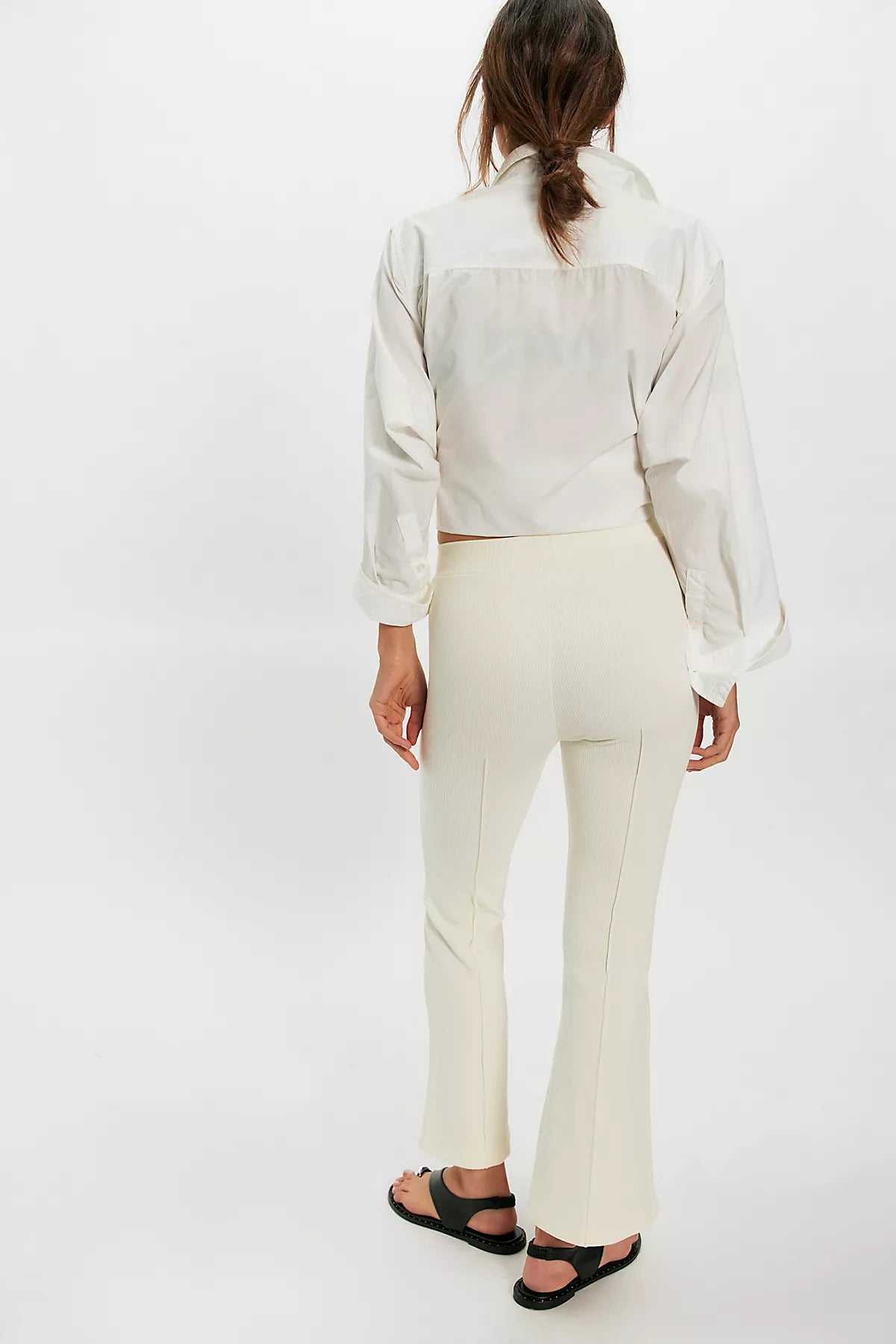 DONNI. The Rib Kick Flare Pants