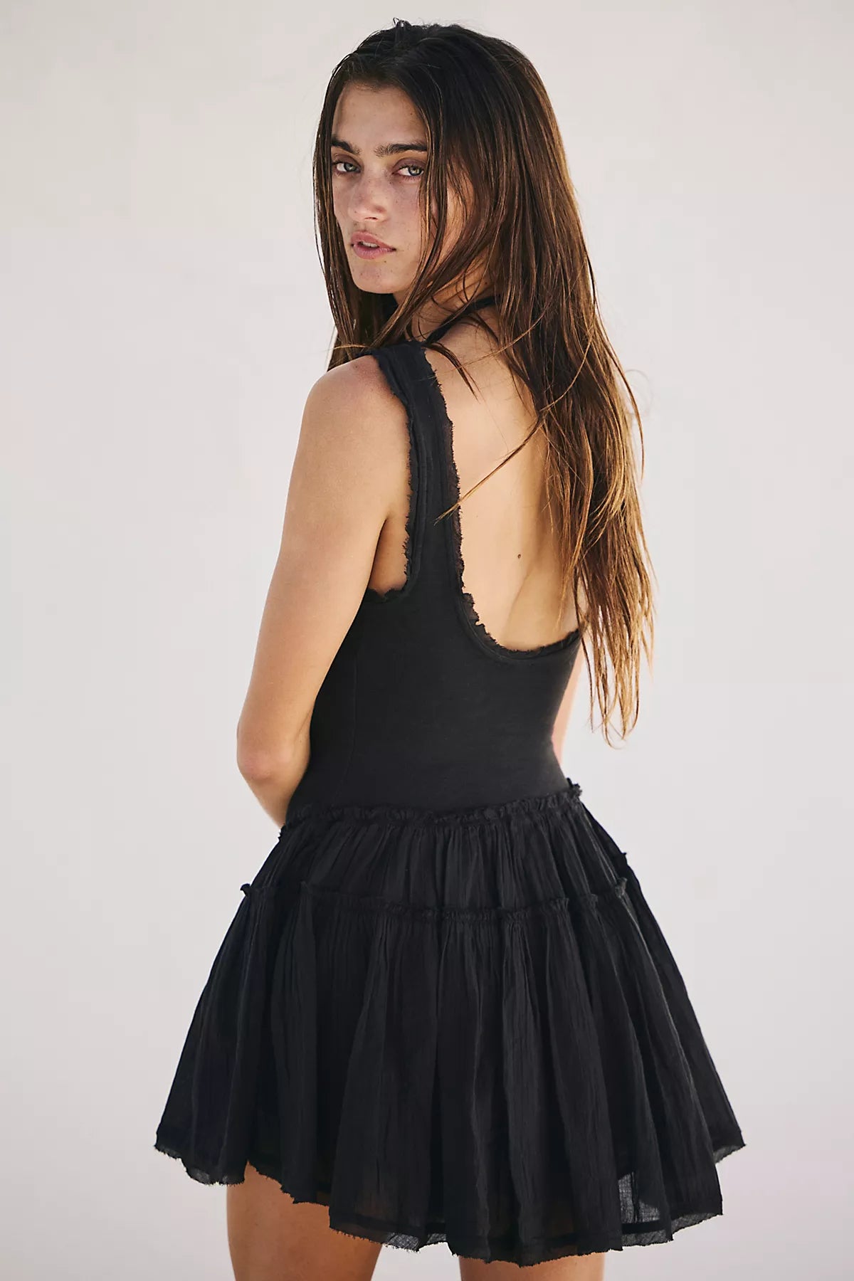 Izi Drop-Waist Mini Dress
