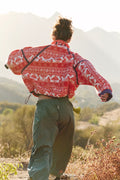 Mountain High Printed Half-Zip Fleece