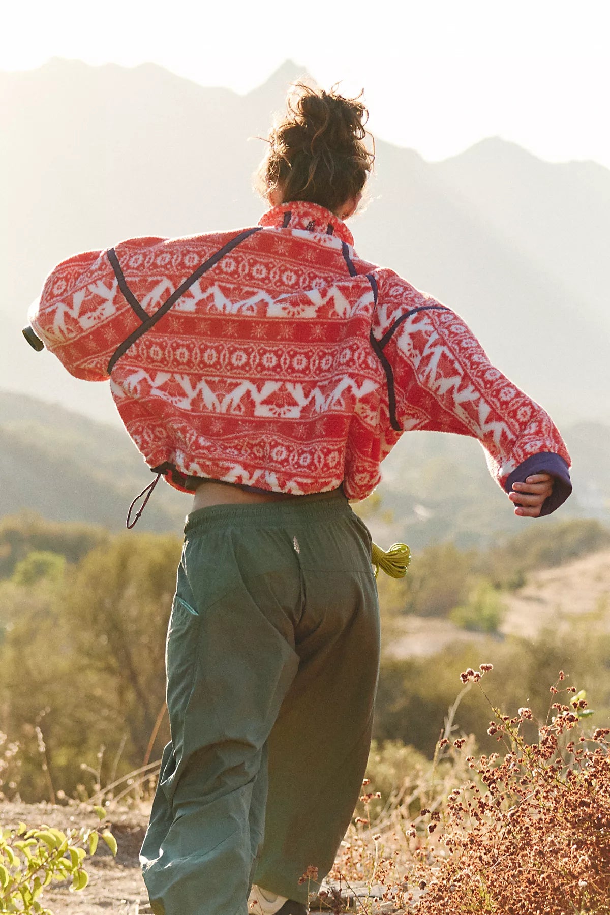Mountain High Printed Half-Zip Fleece