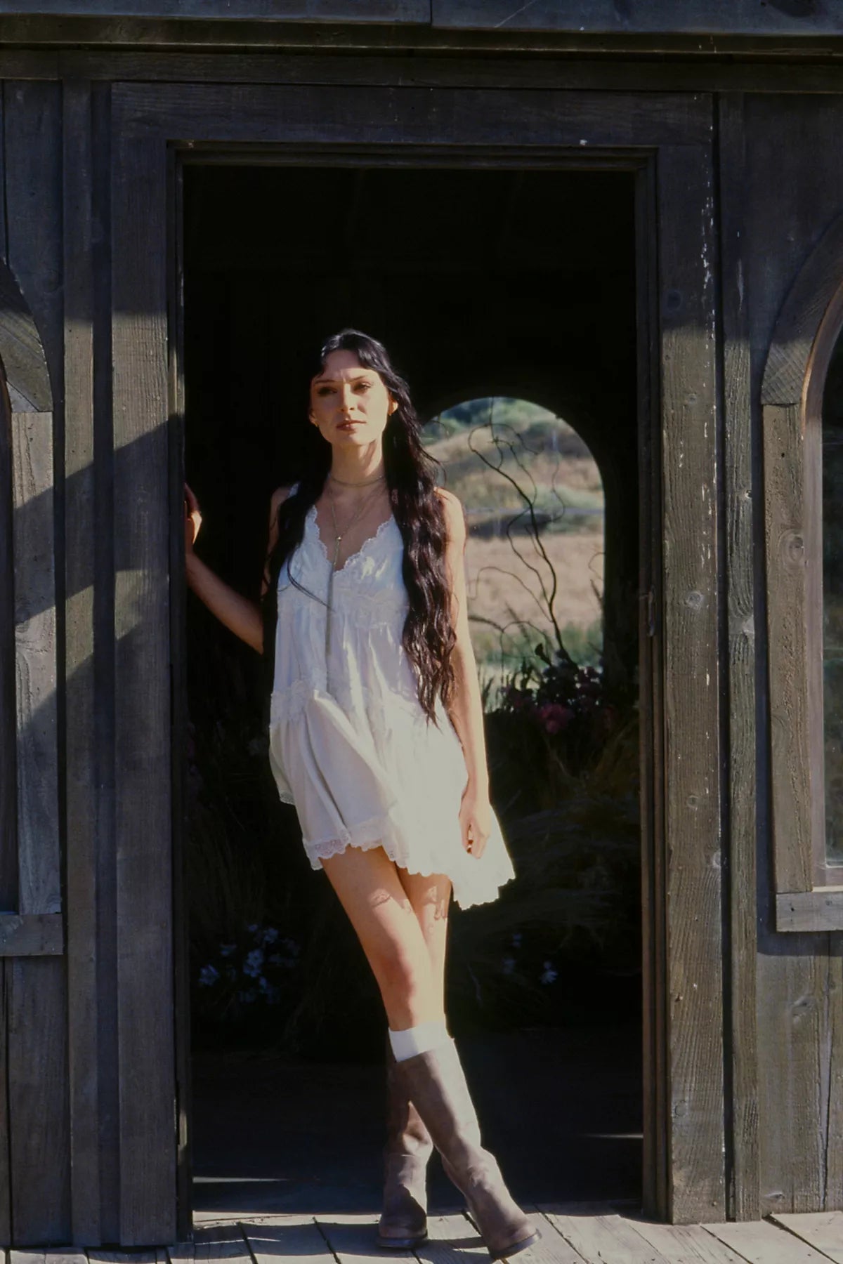 In This Groove Mini Slip Dress