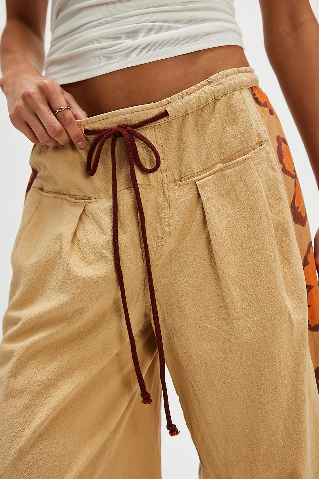 Hudson Canyon Side Printed Pull-On Pants