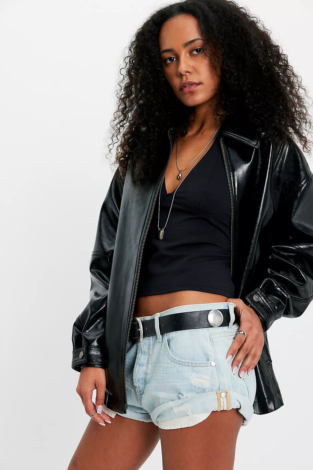 OneTeaspoon Bandits Low-Waist Denim Shorts