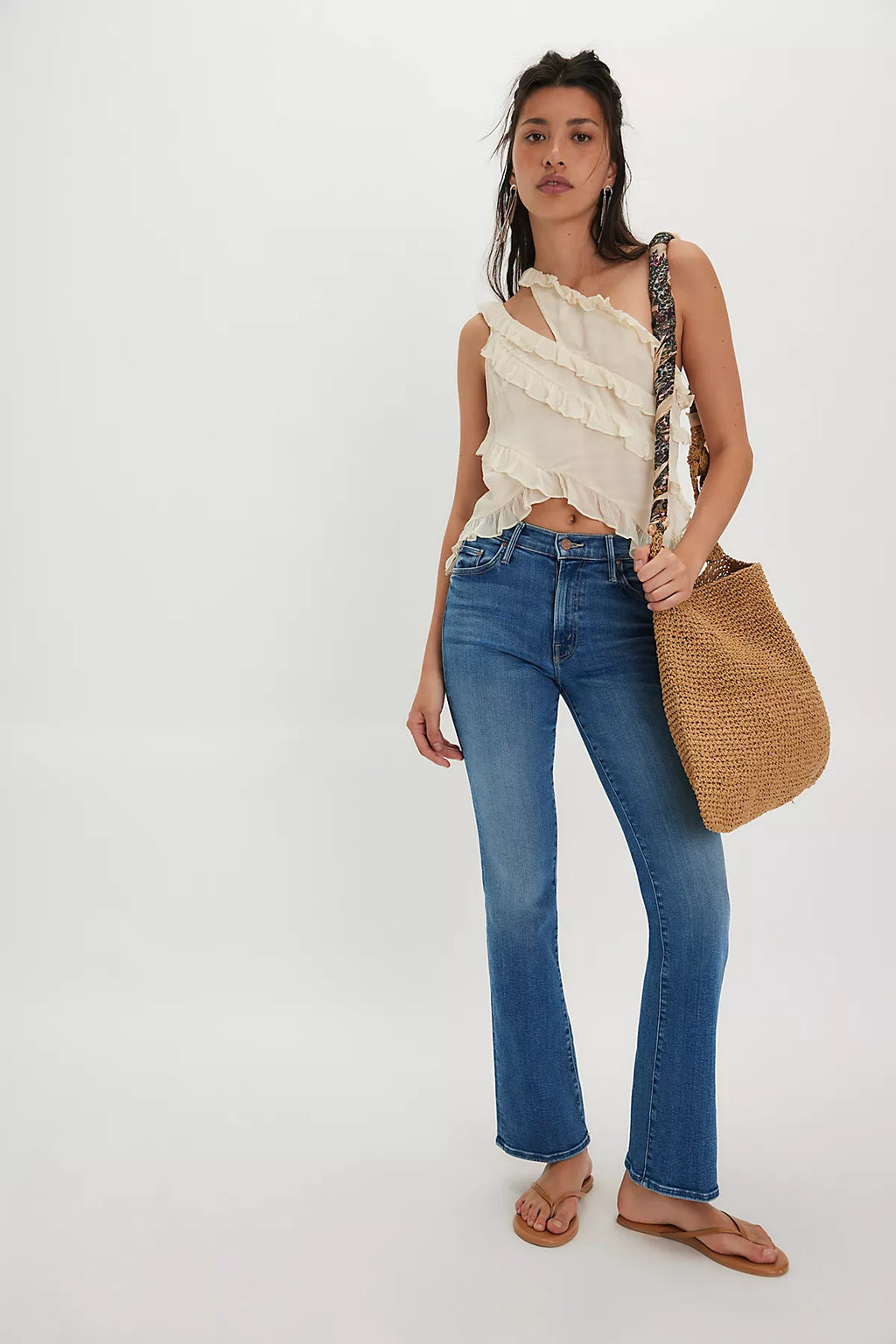 MOTHER The Outsider Skimp Flare Jeans