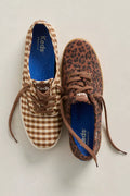 Keds for Free People Champion Buffalo Plaid Lace-Up Sneakers