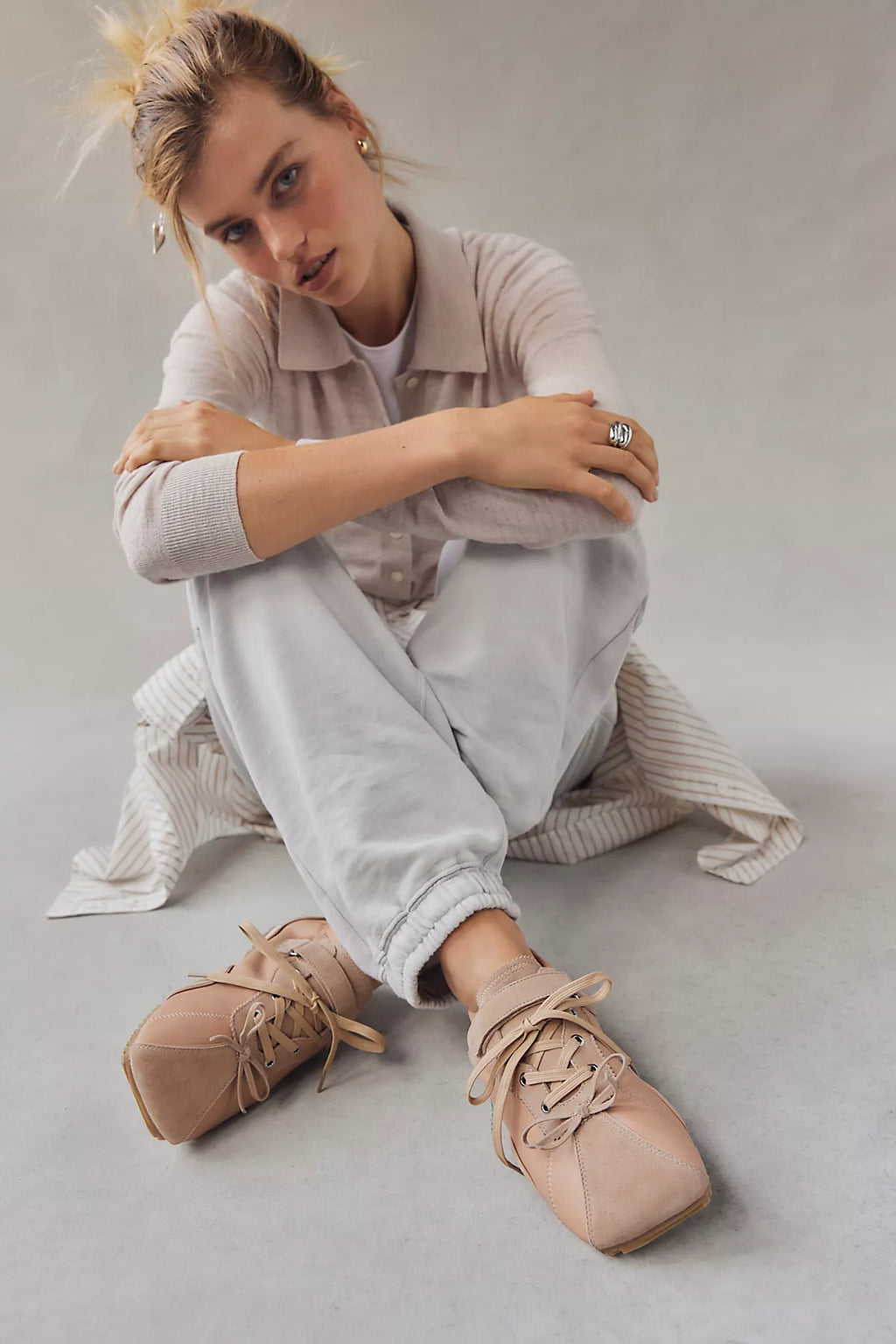 Jaz Lace-Up Sneakerinas