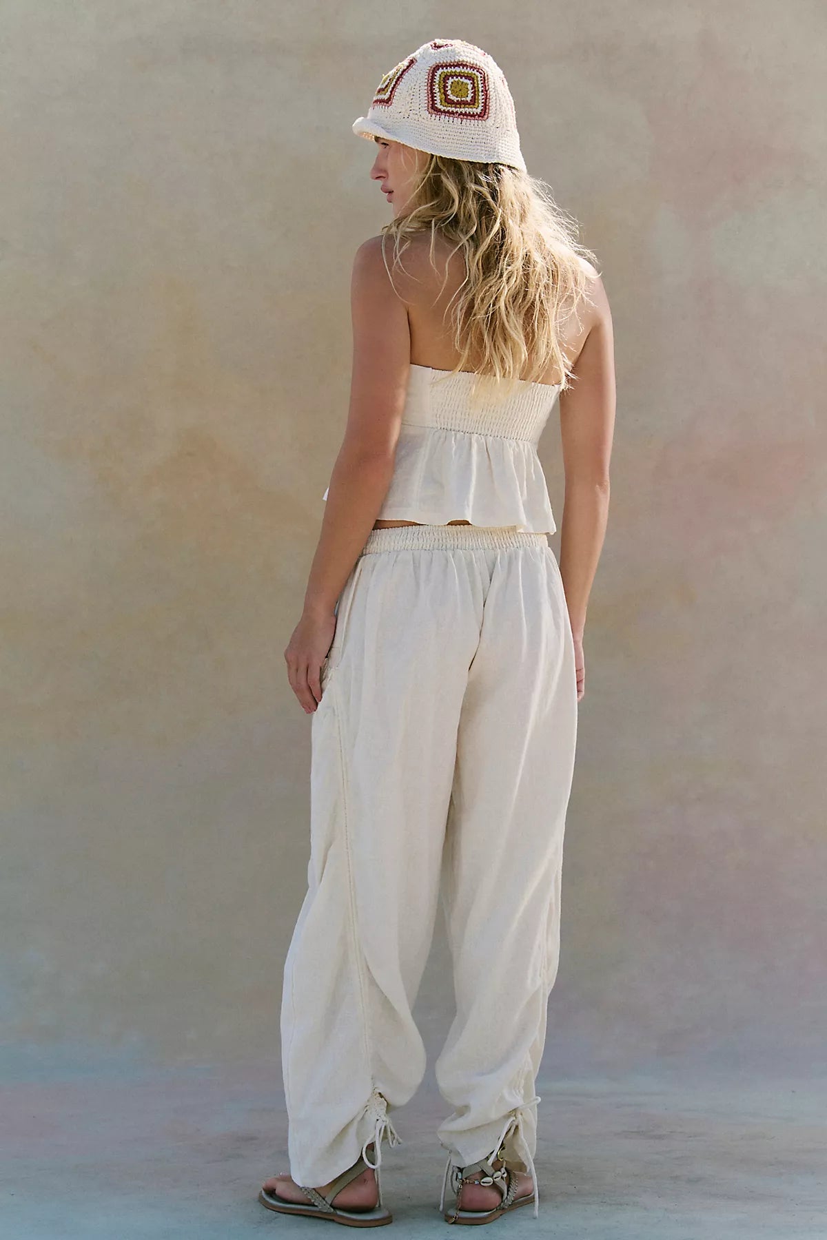 Lunasol Cotton-Linen Pant Set