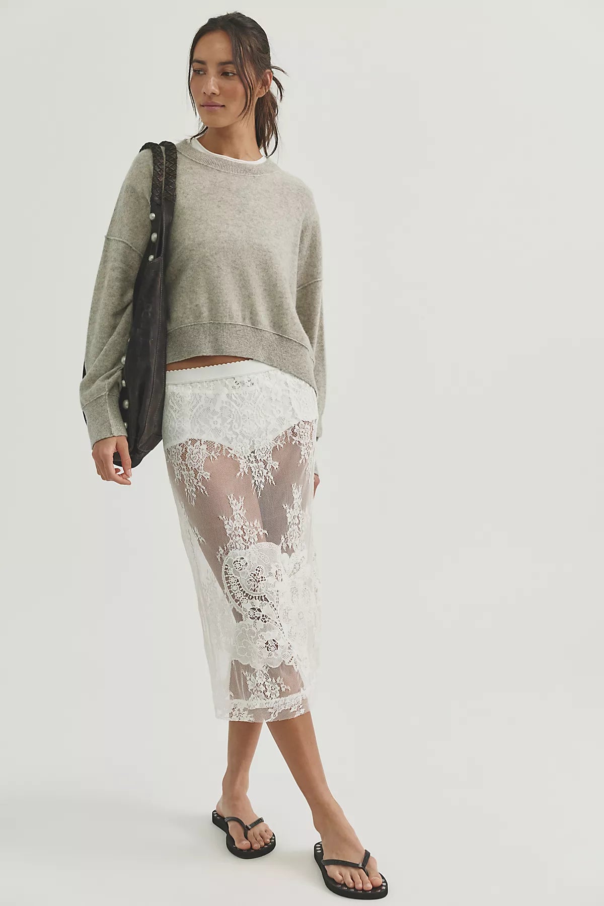 Just a Dream Midi Slip Skirt
