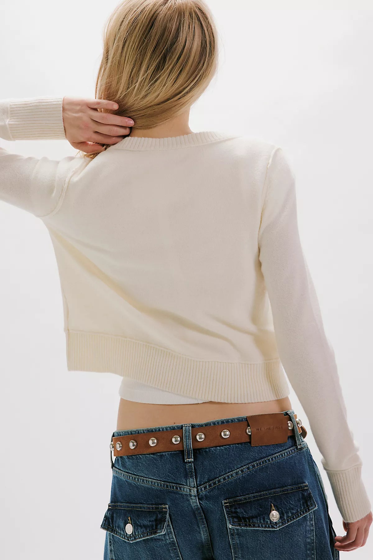 Nocturnal Solid Cashmere Cardi