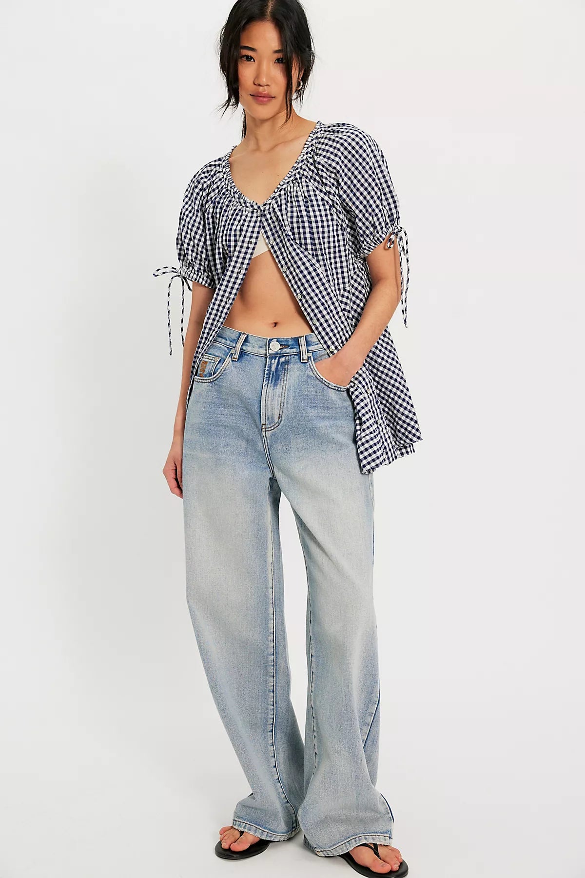 OneTeaspoon Baxters Wide-Leg Jeans