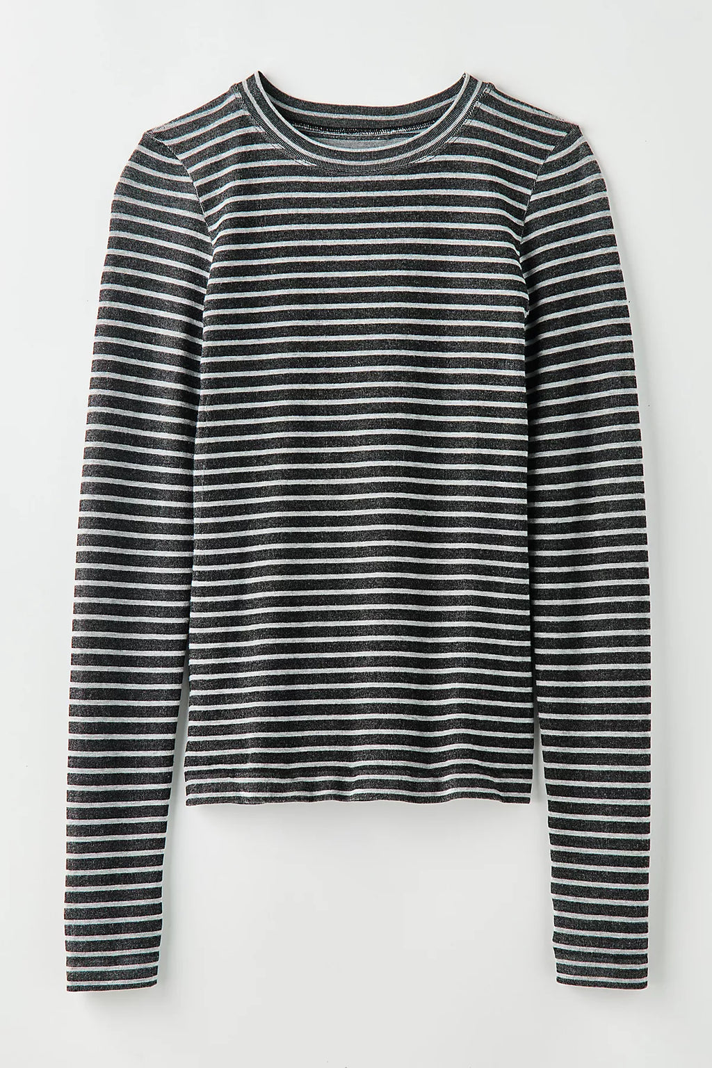 Just Enough Stripe Crew Neck Long Sleeve