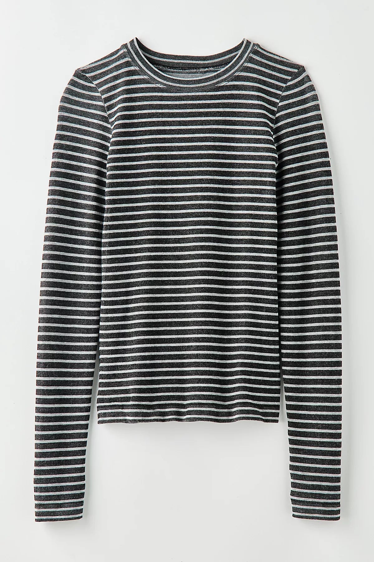 Just Enough Stripe Crew Neck Long Sleeve