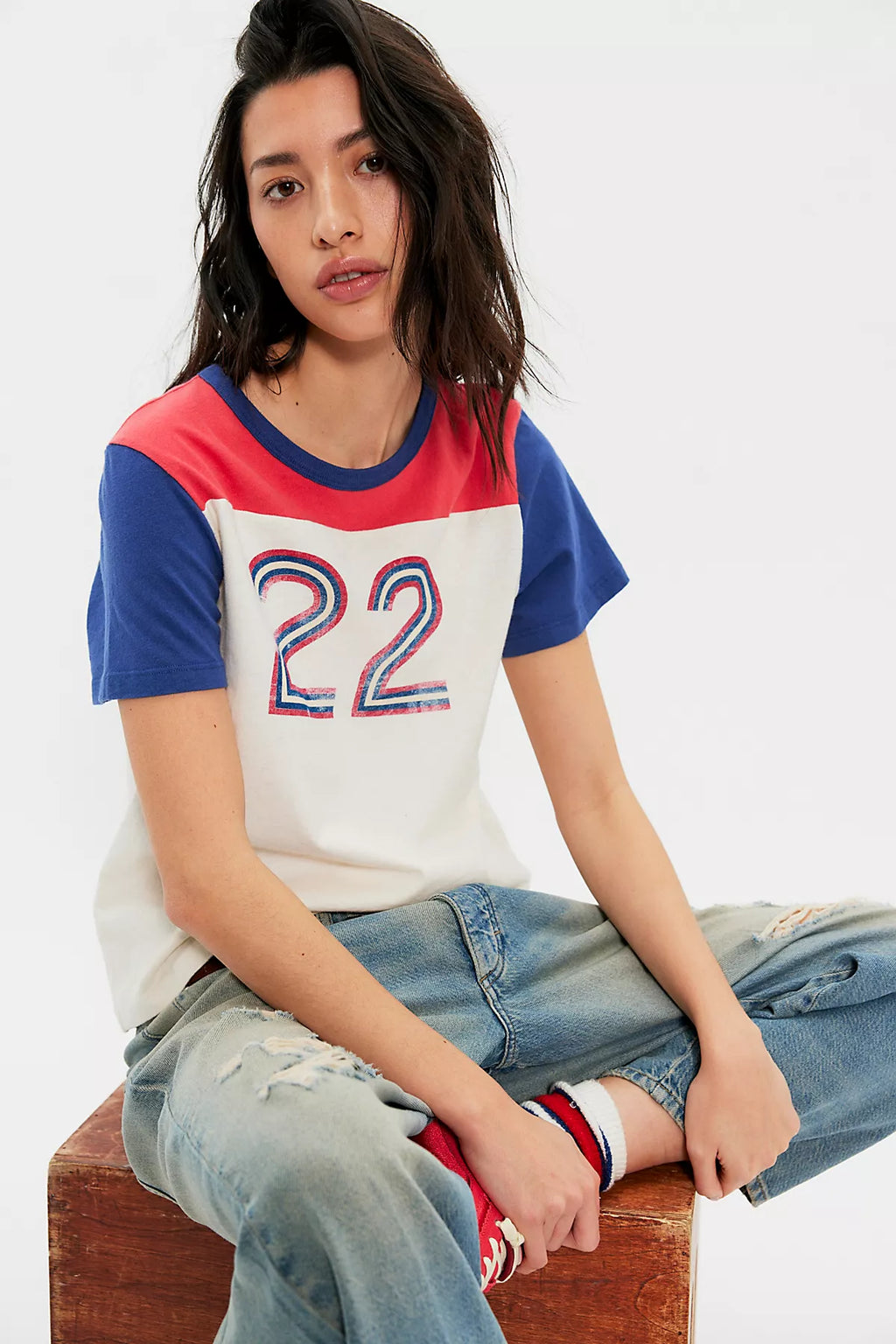 MOTHER Split Goodie Goodie 22 Tee