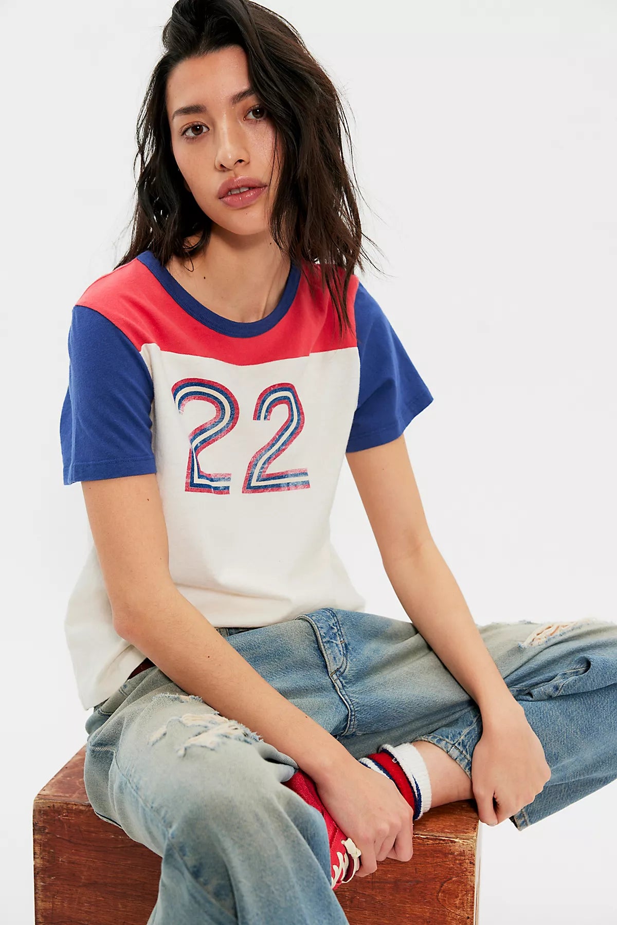 MOTHER Split Goodie Goodie 22 Tee