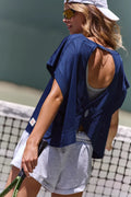 My Time Penny Mesh Tee