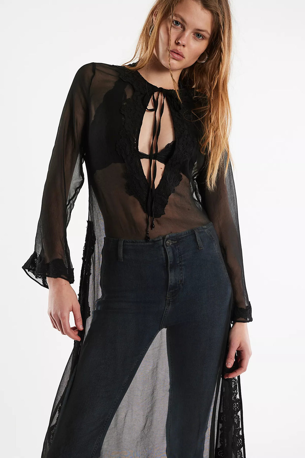 Grace Kelly Sheer Kaftan