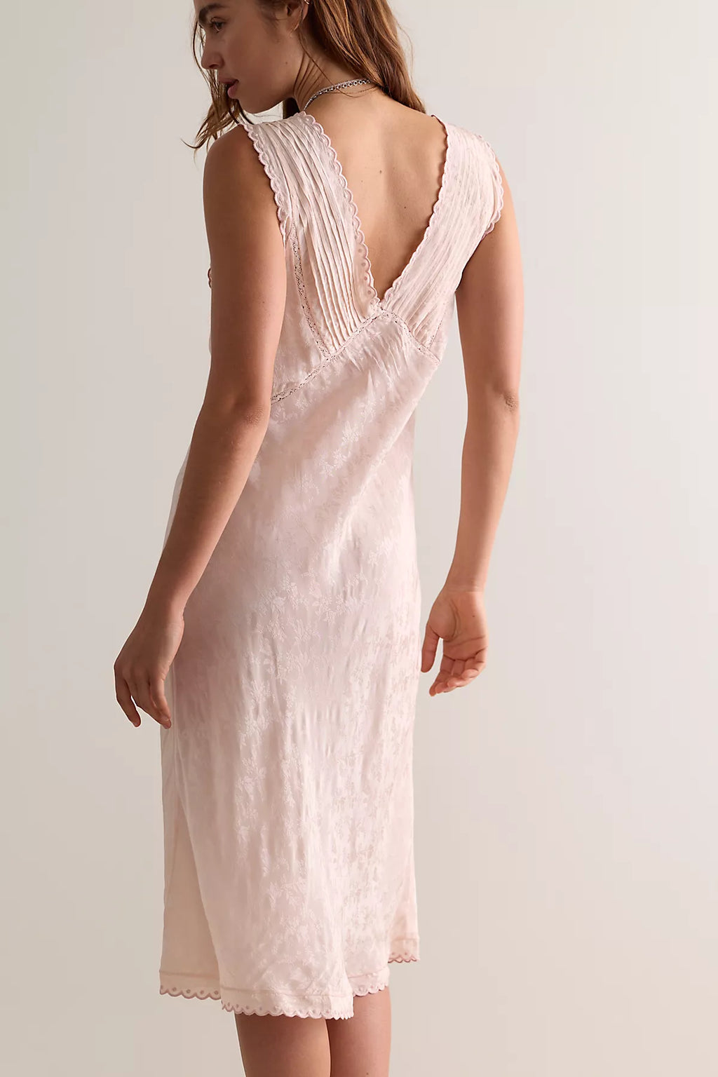 Me With You Satin Midi Slip Dress