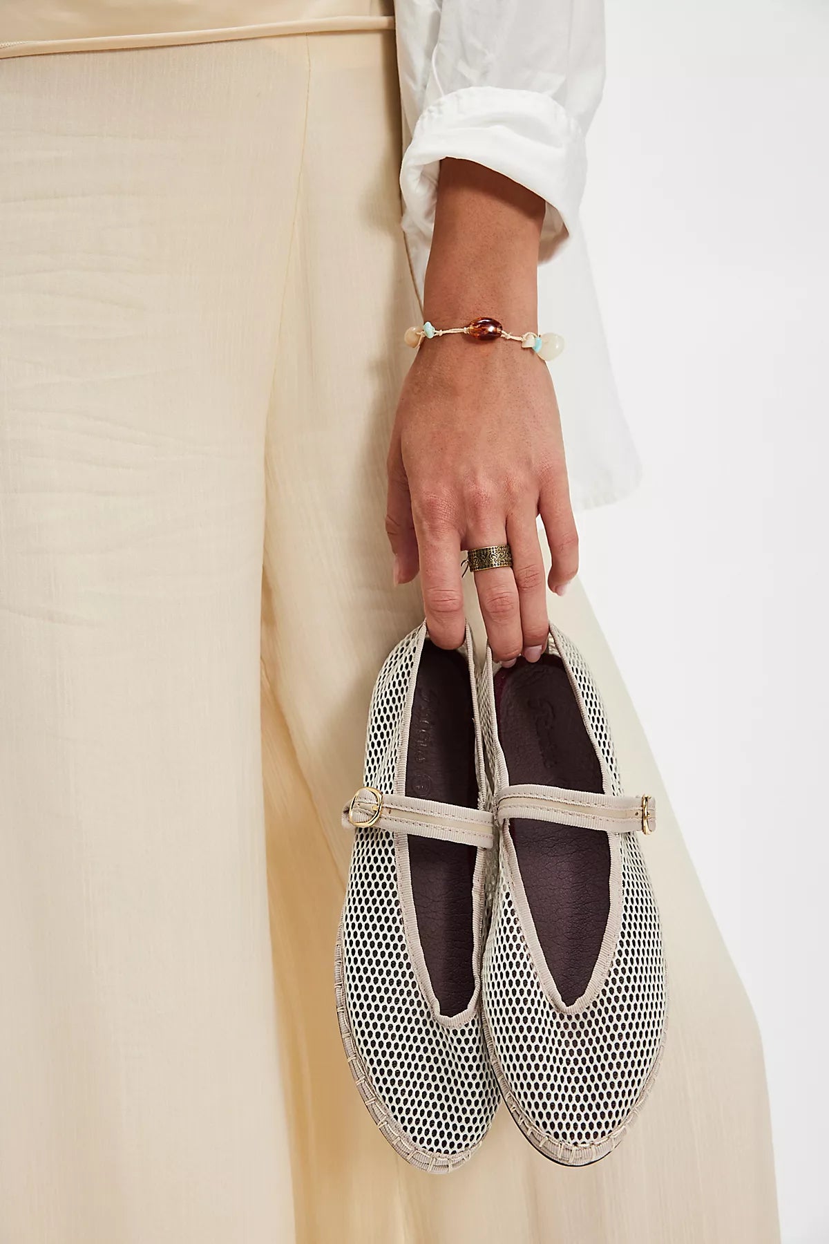 Isabella Mesh Mary Janes