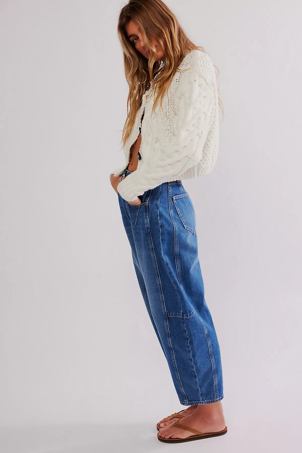 We The Free CRVY Venus Barrel Jeans