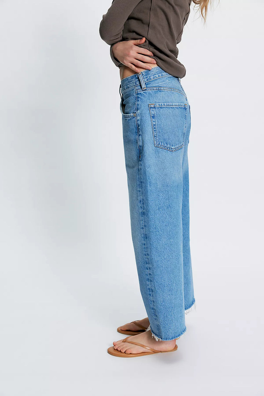 Citizens of Humanity Ayla Raw Hem Crop Jeans