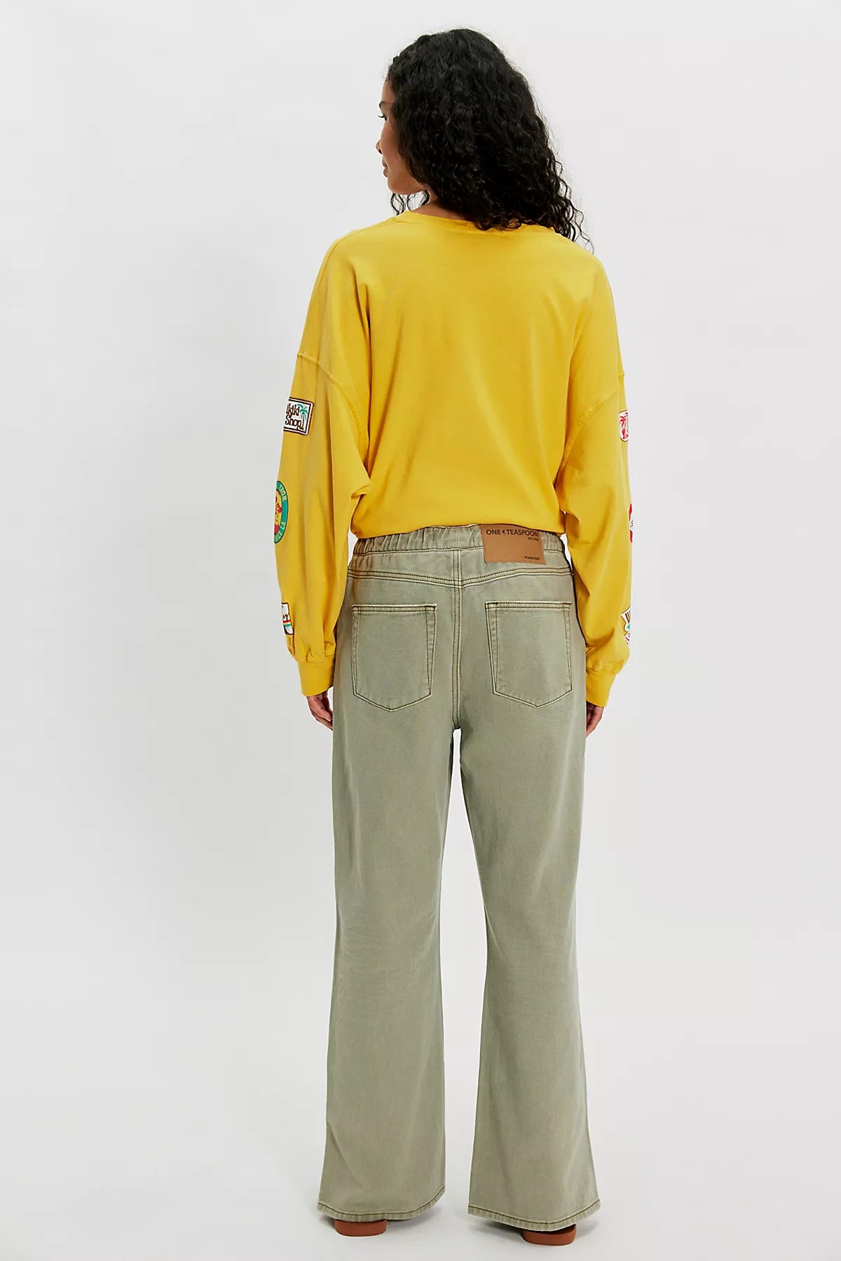 OneTeaspoon Roadhouse Wide-Leg Drawstring Jeans