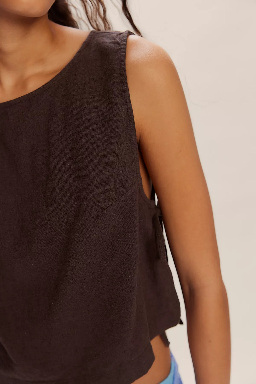 Nora Cotton-Linen Top