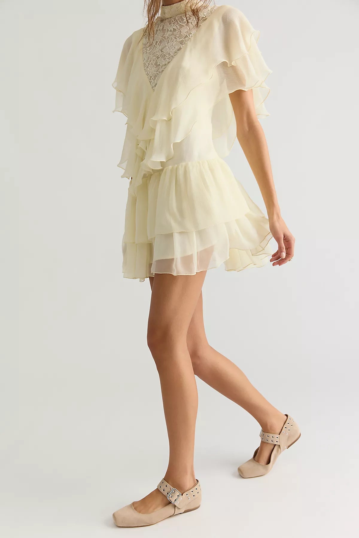 Nigel Preston Ana Lace Mini Dress
