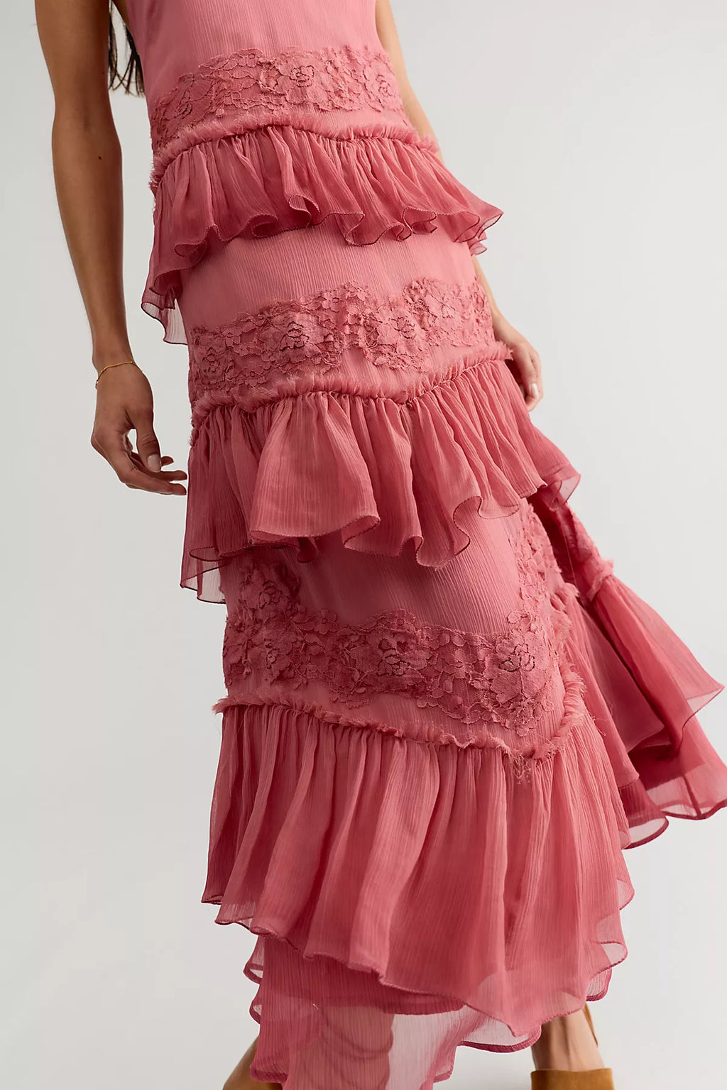Nigel Preston Tiered Midi Dress