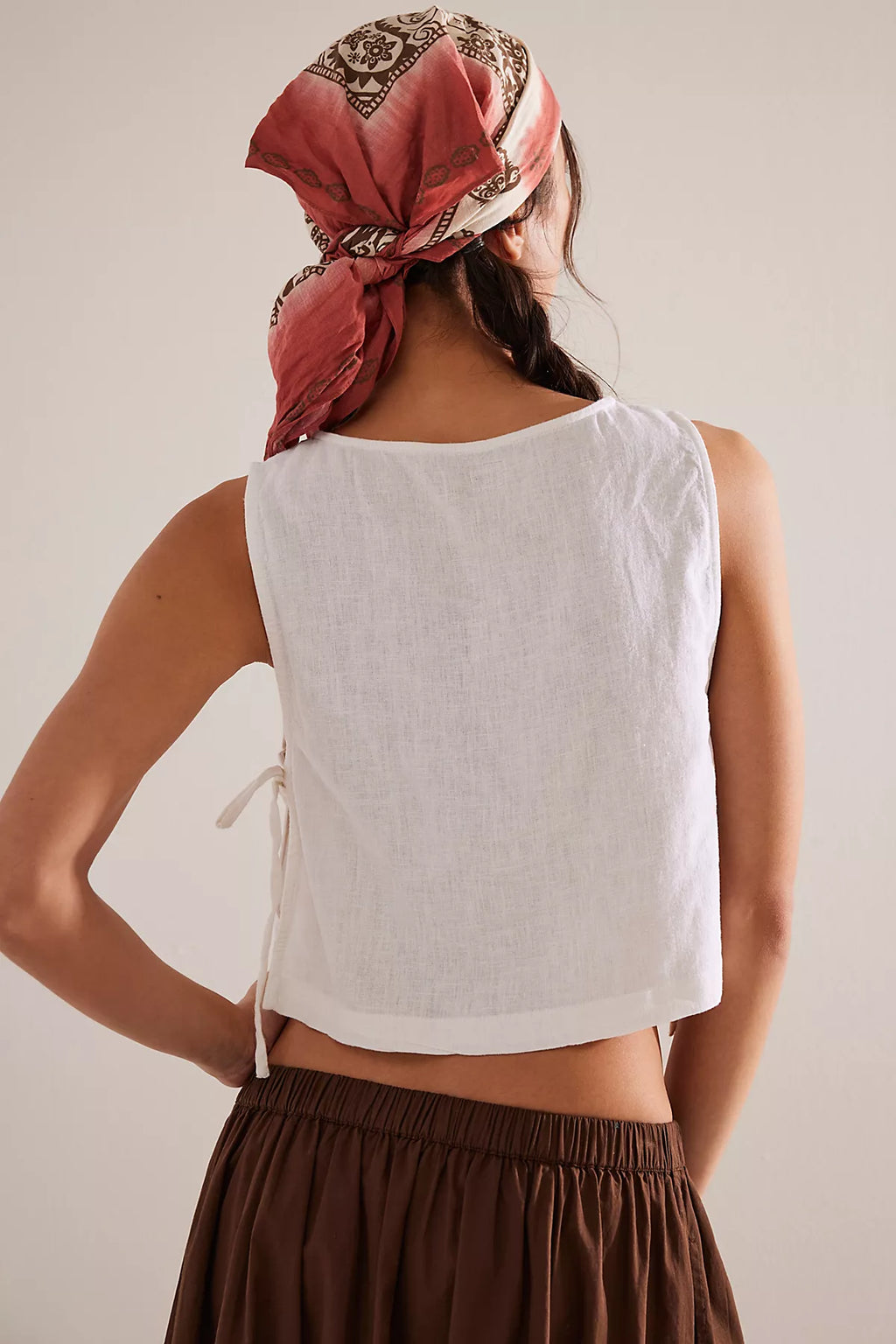 Nora Cotton-Linen Top