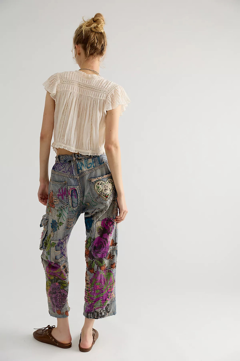 Magnolia Pearl Rainbow Low-Rise Jeans