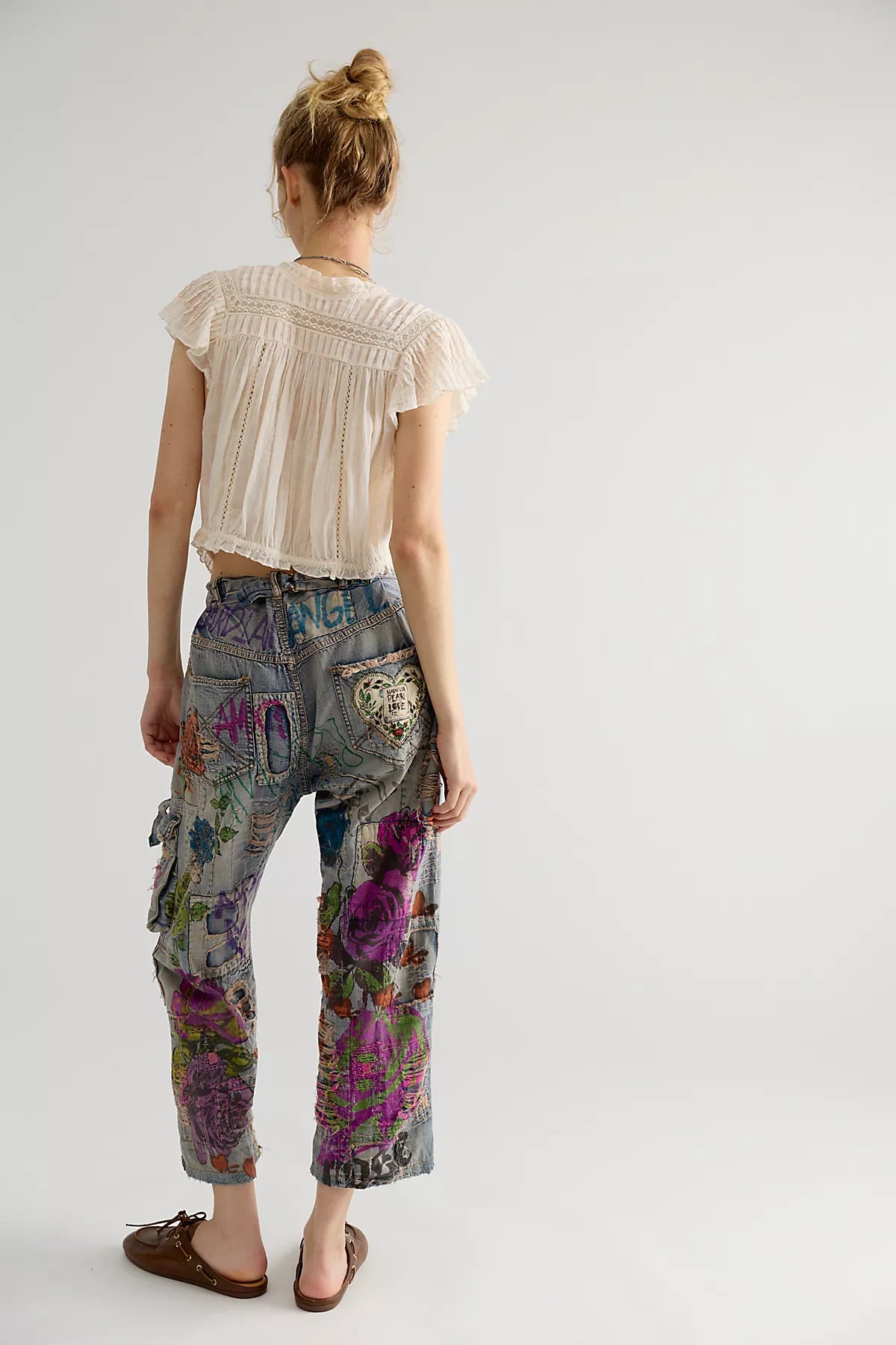 Magnolia Pearl Rainbow Low-Rise Jeans