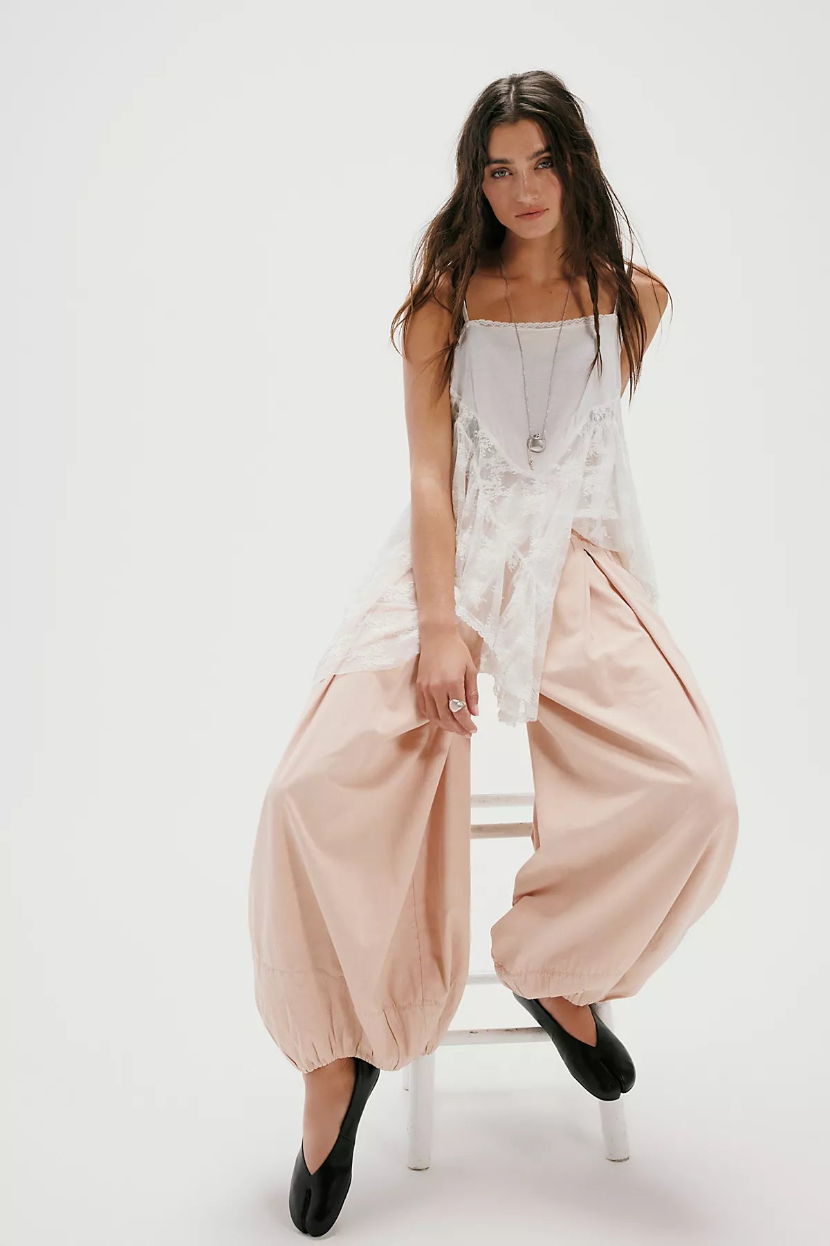 Moonflower Pull-On Balloon Pants