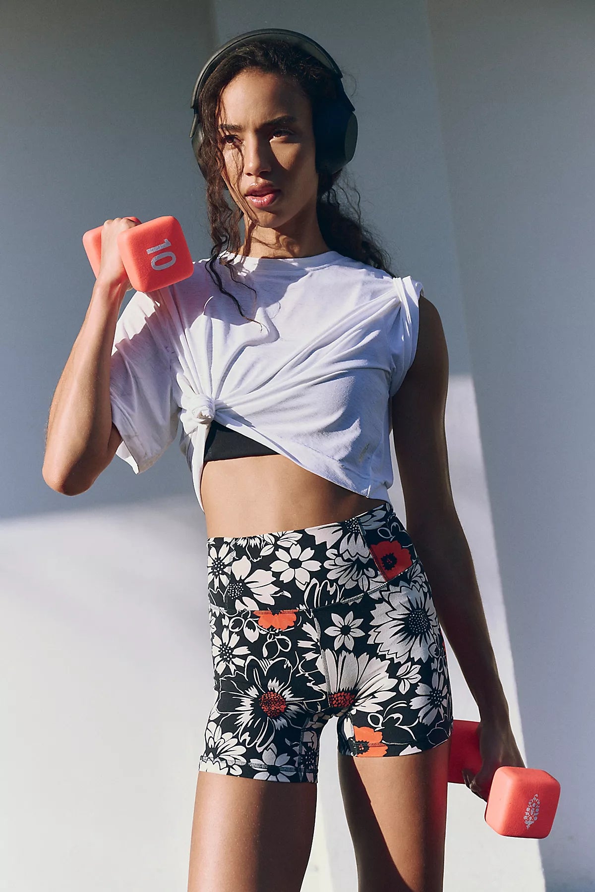 Never Better High-Rise Printed 5" Biker Shorts