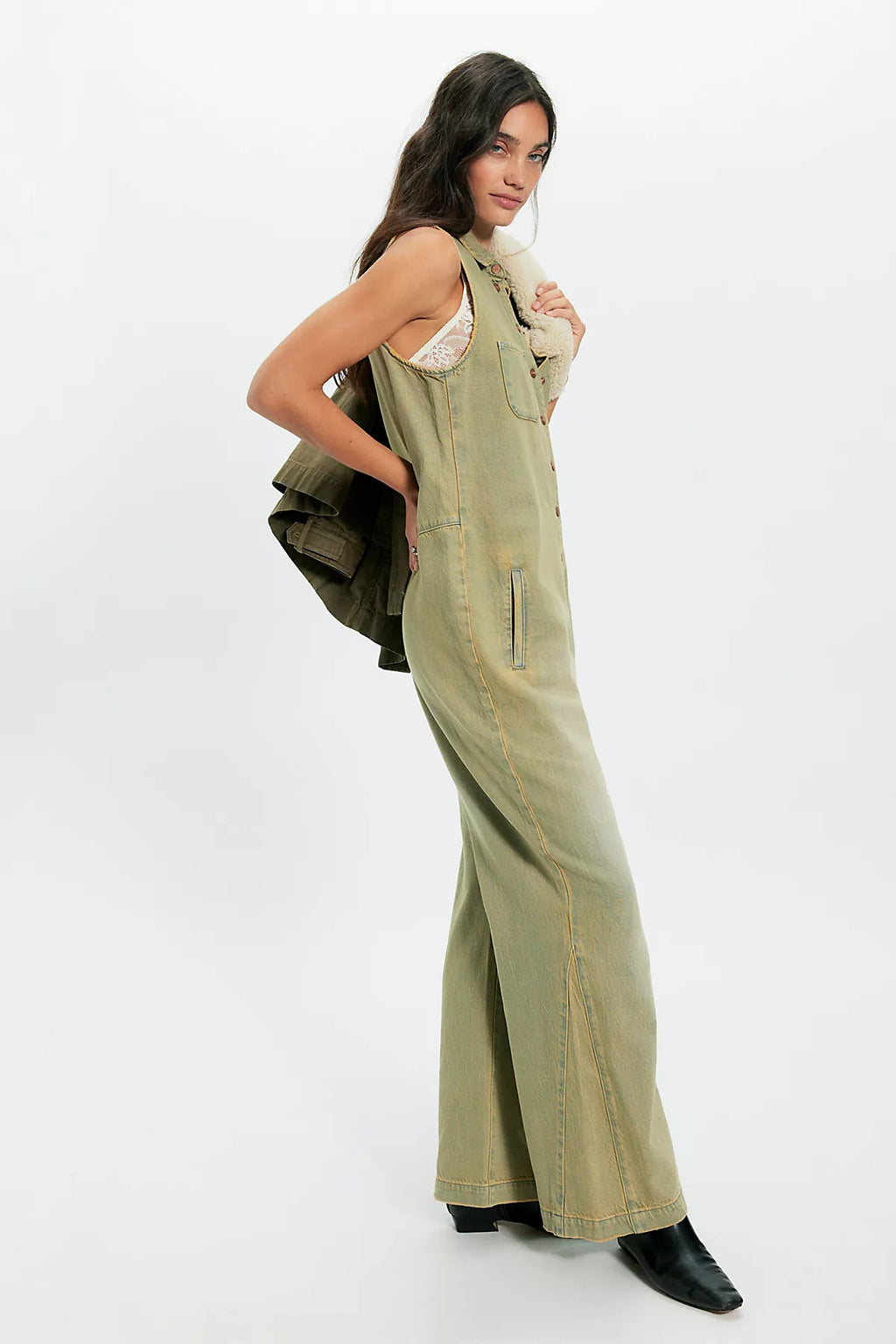 OneTeaspoon Braxton Wide-Leg Jumpsuit