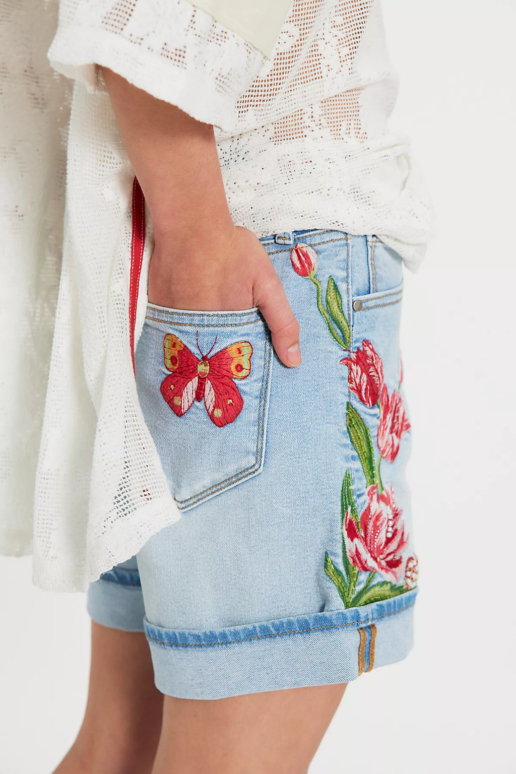 Driftwood Aria Beaded Shorts