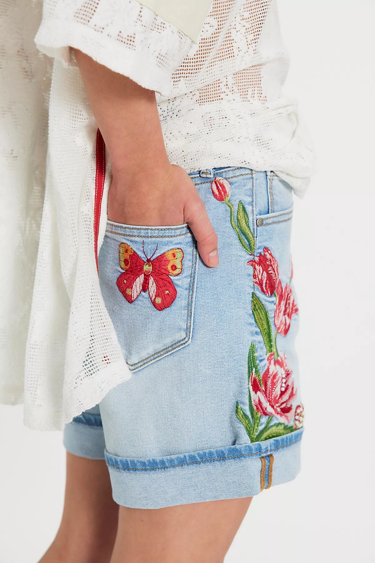 Driftwood Aria Beaded Shorts