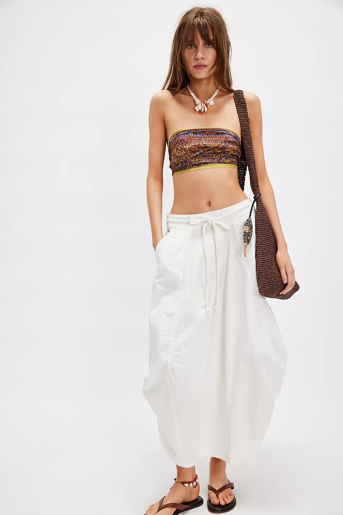 Willow Poplin Maxi Skirt