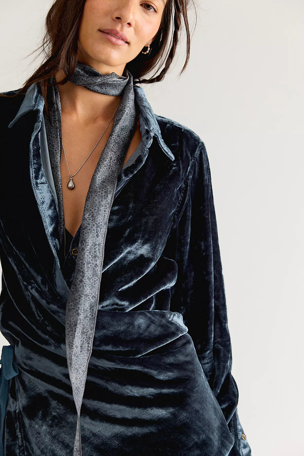 Nicholas K Roux Velvet Shirt