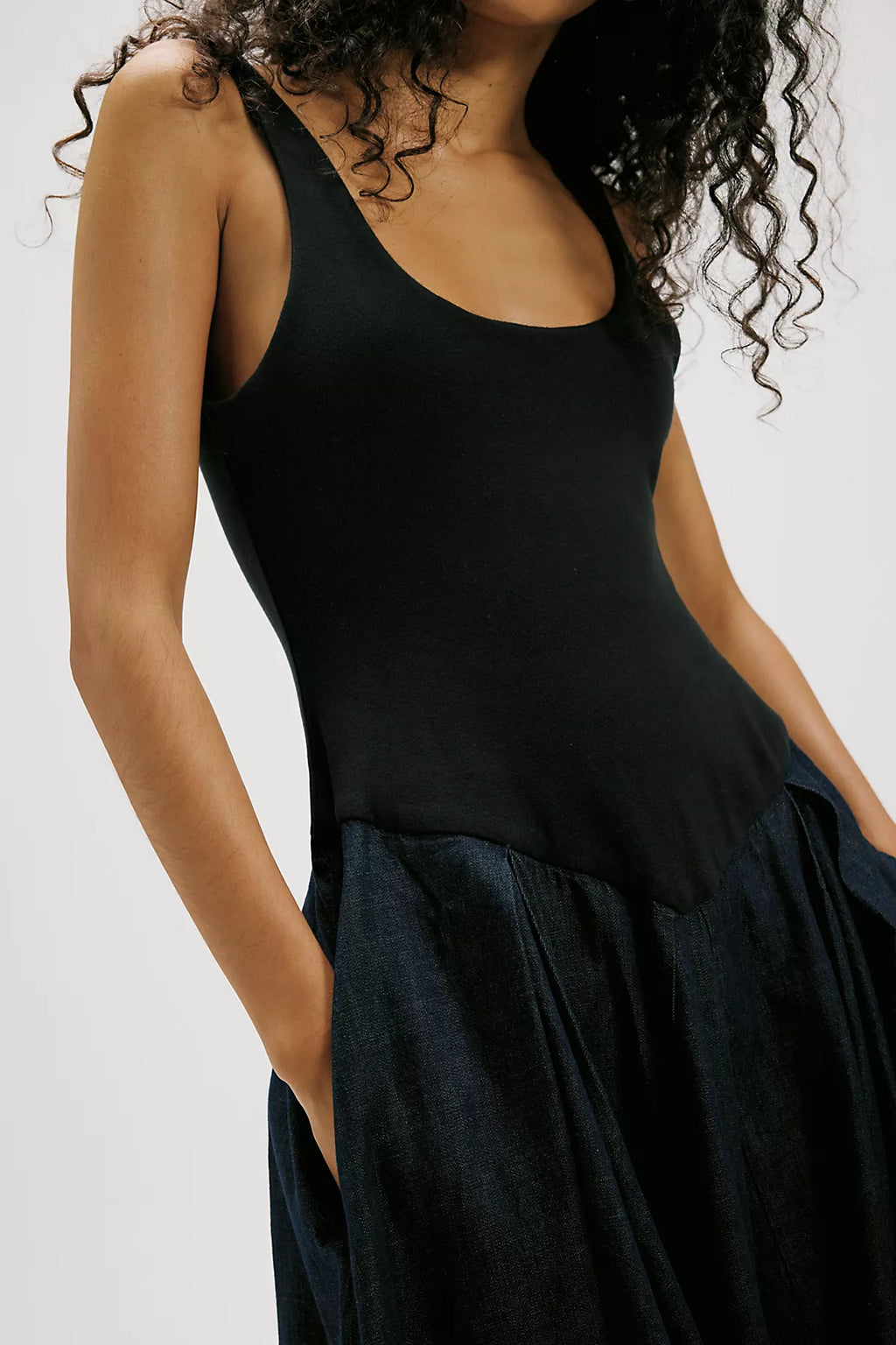 Elio Denim Midi Dress