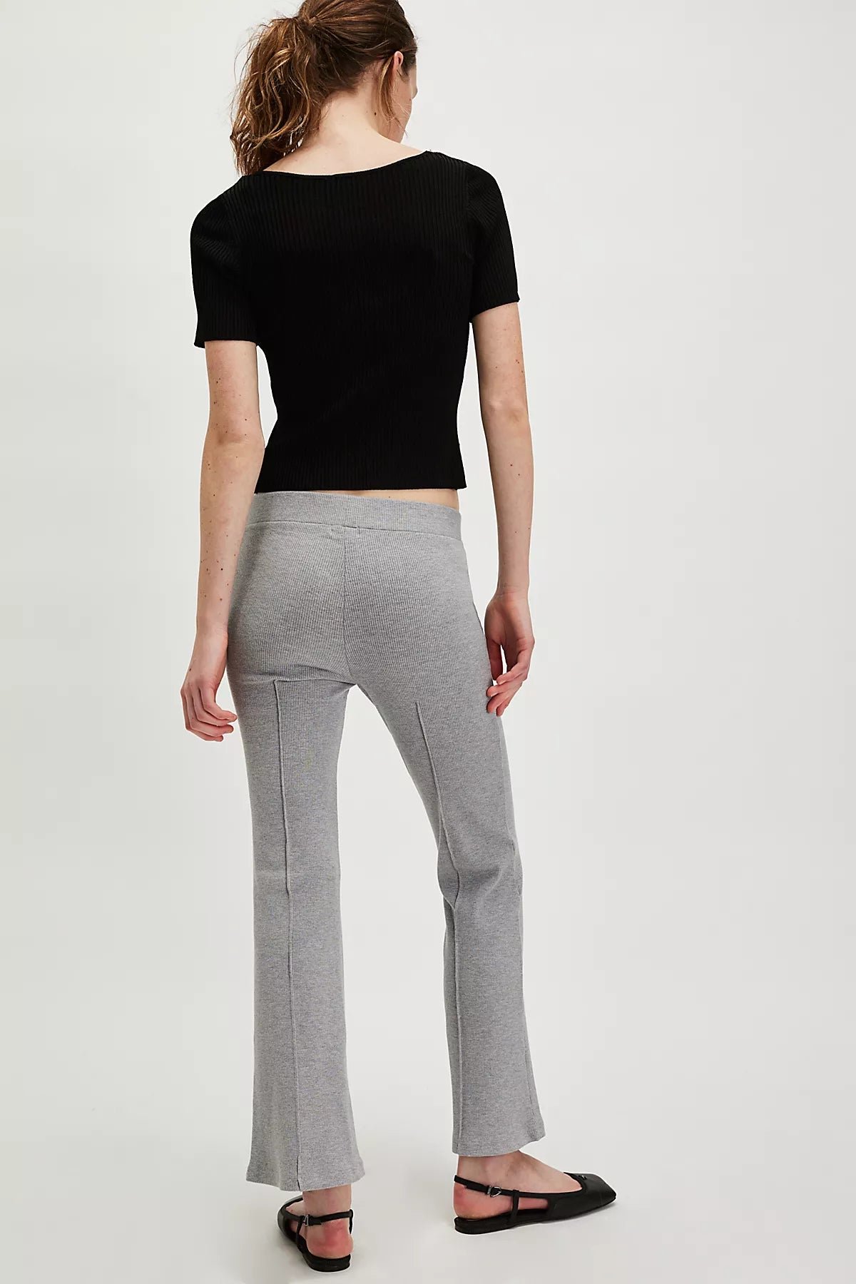 DONNI. The Rib Kick Flare Pants