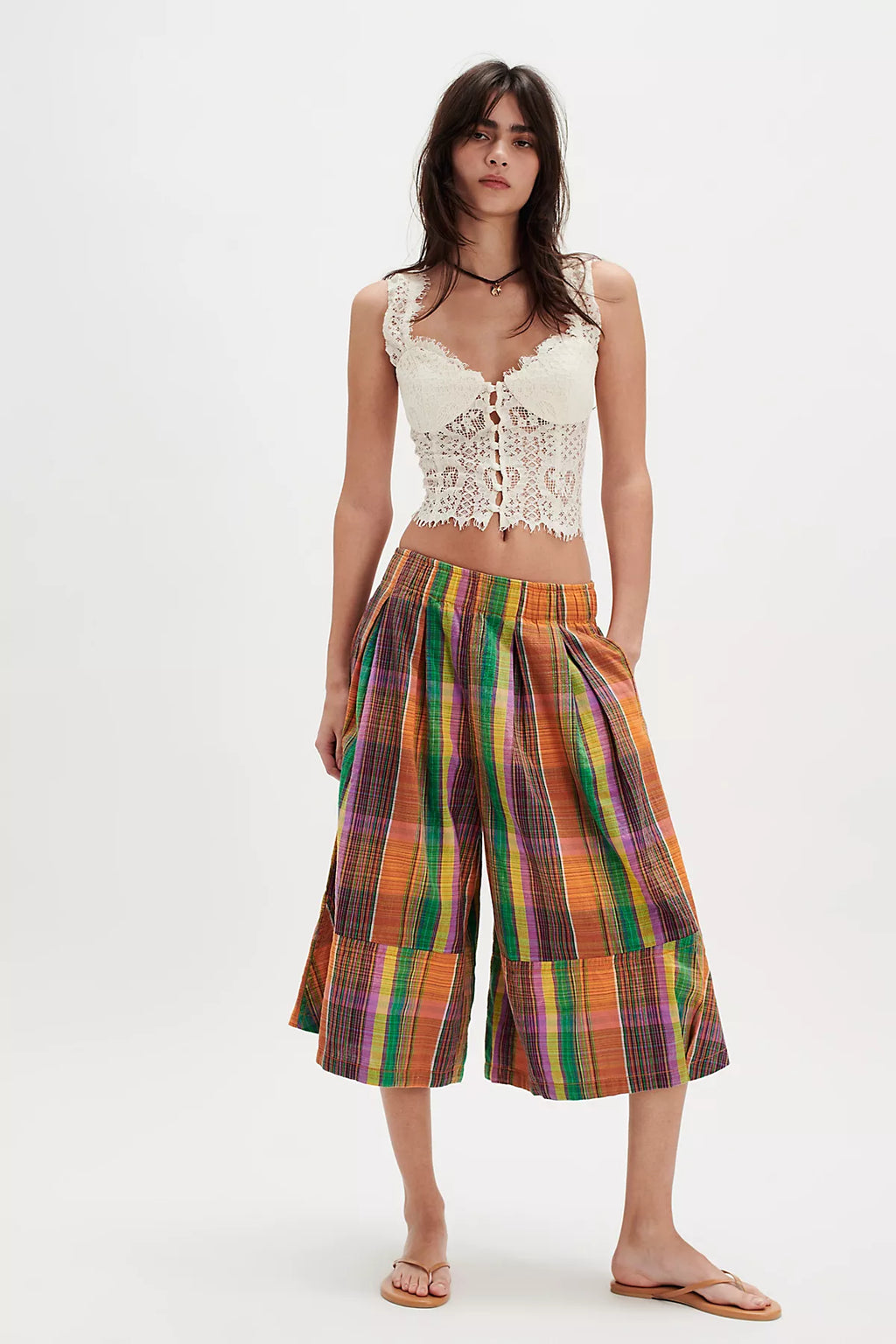 Ivy Pull-On Culotte Pants