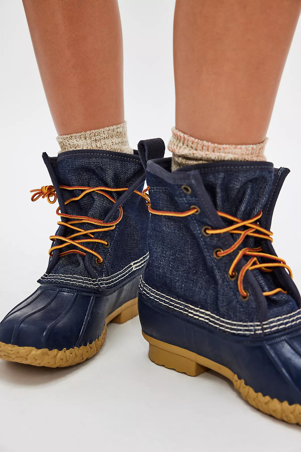 L.L.Bean Boots, 8" Denim Insulated