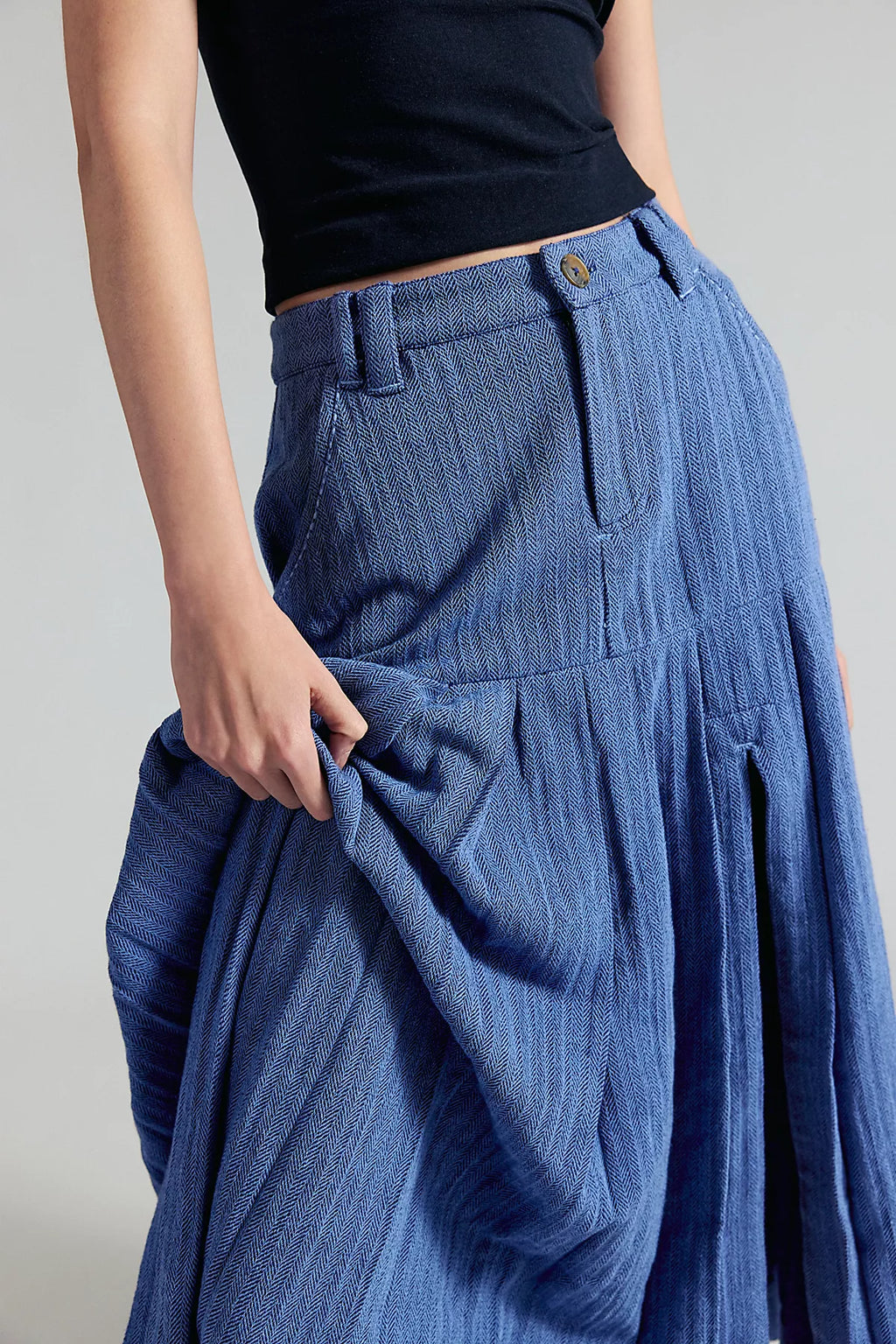 53rd Street Tailored Maxi Skirt