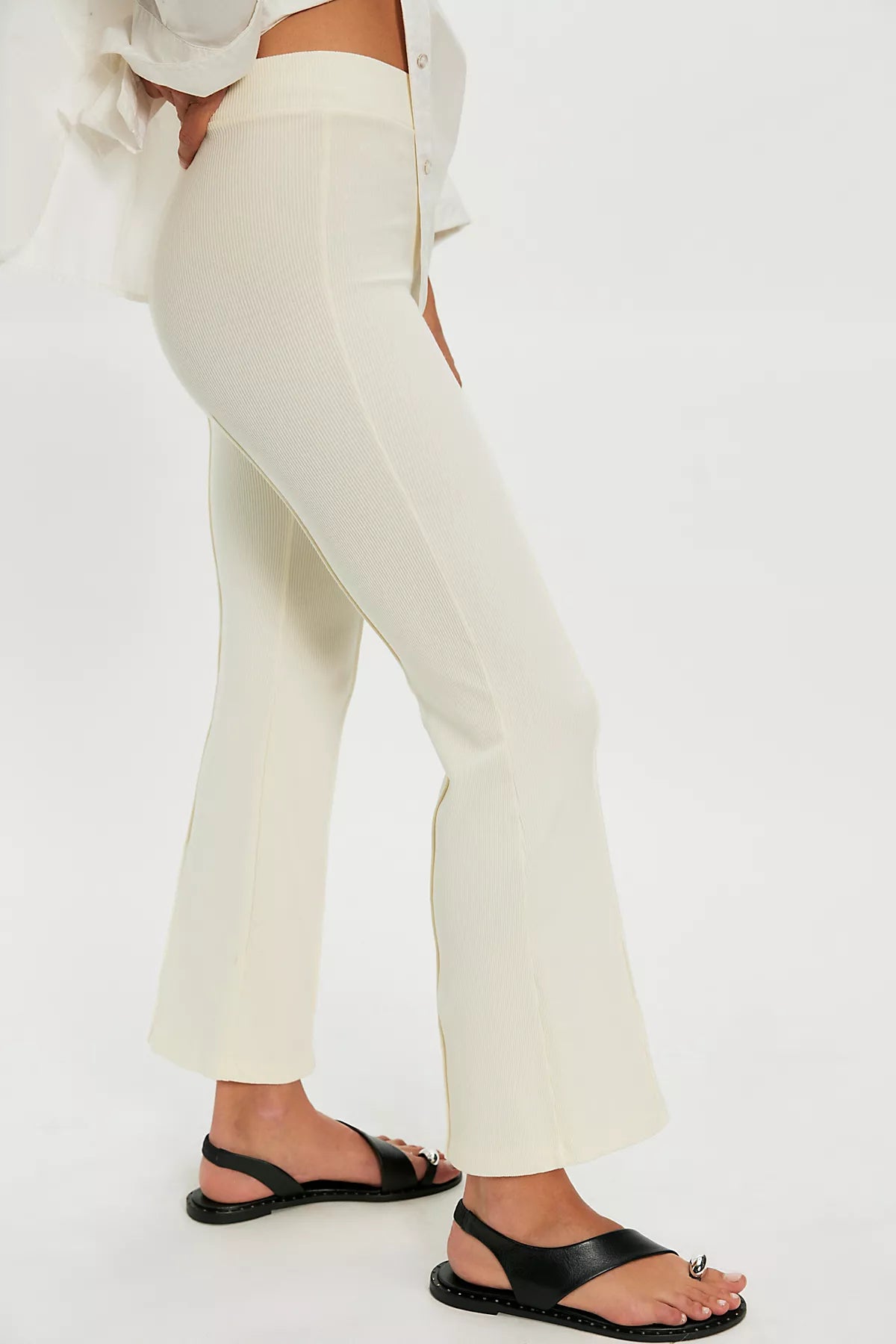 DONNI. The Rib Kick Flare Pants