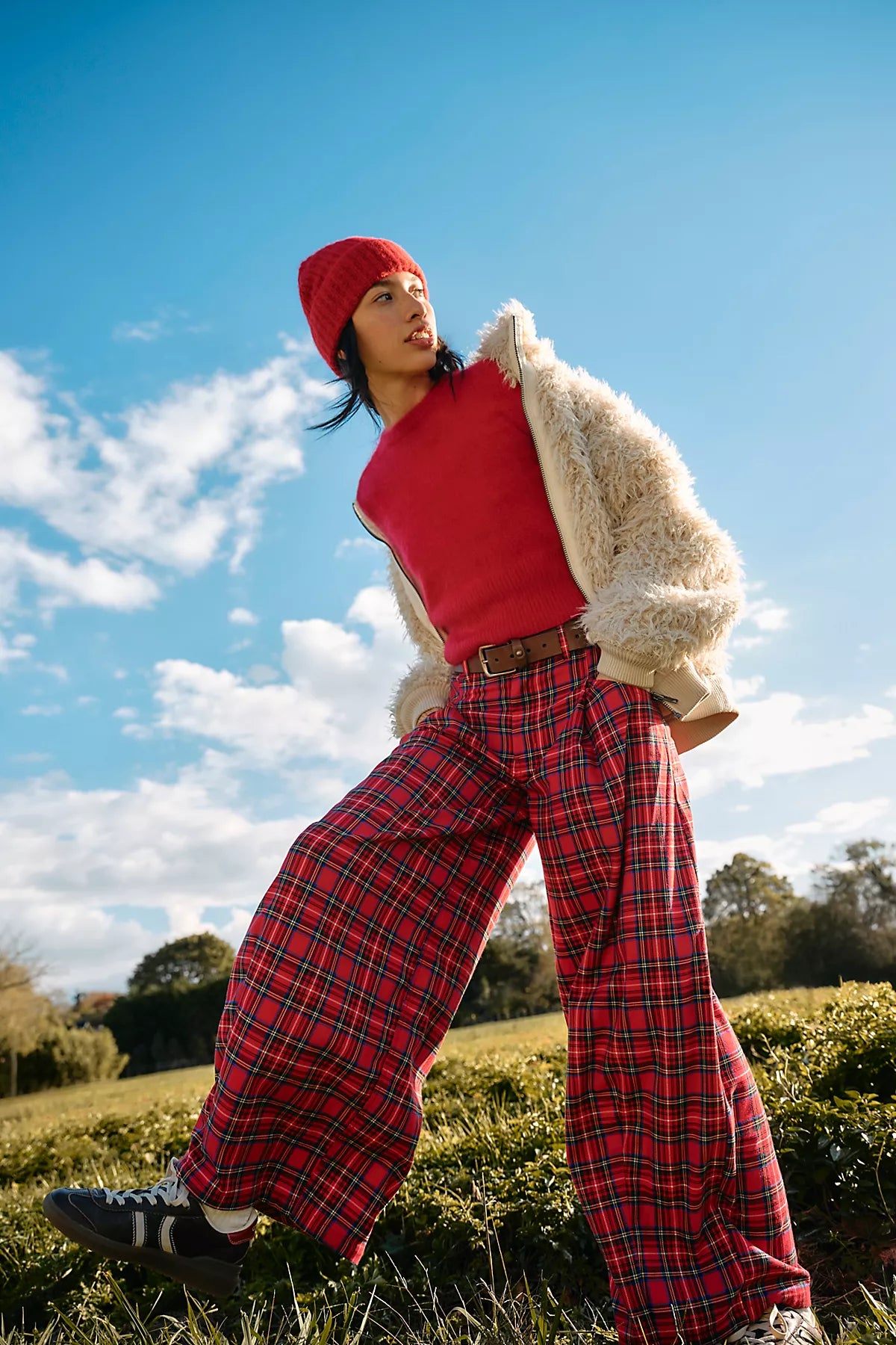 About It Baggy Wide-Leg Trousers