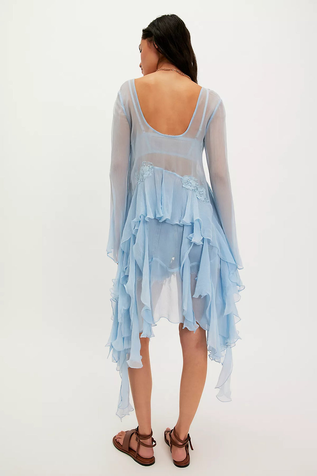 Nigel Preston Angel Chiffon Maxi Top