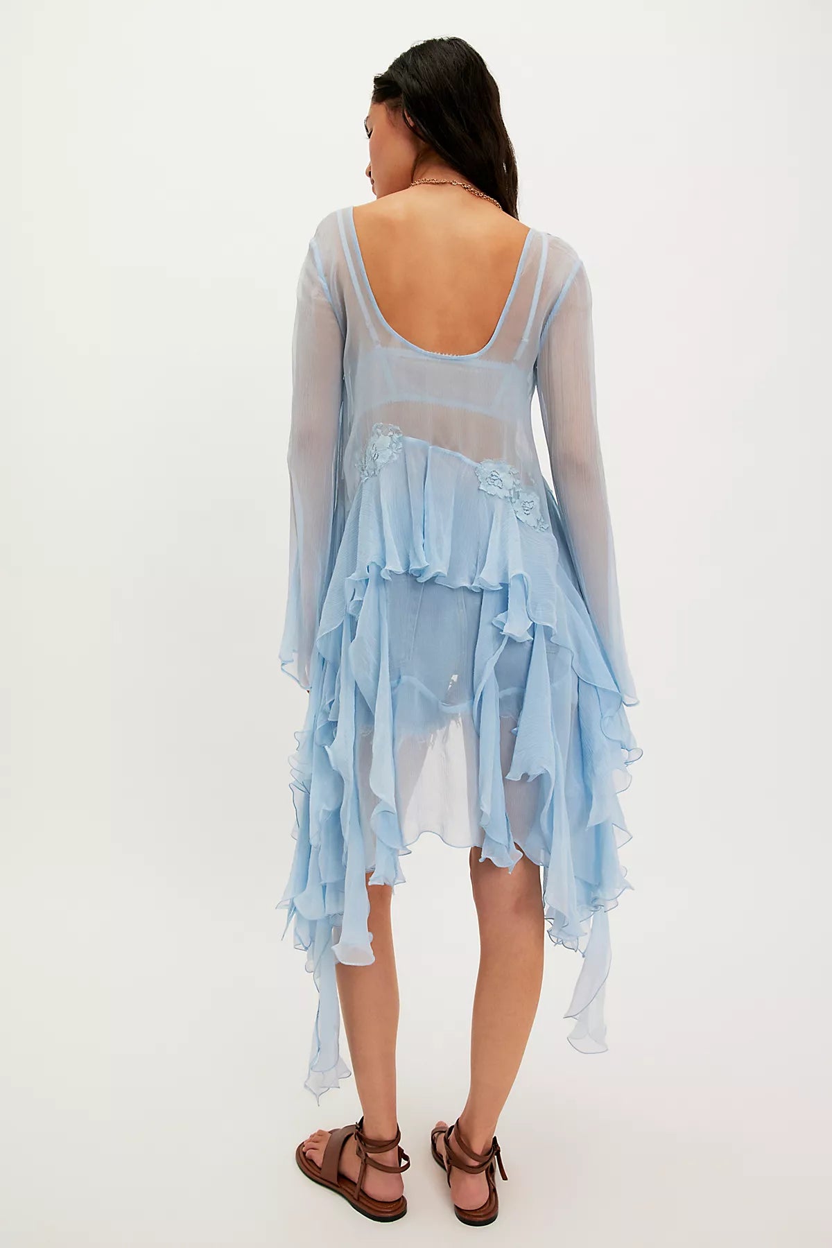 Nigel Preston Angel Chiffon Maxi Top