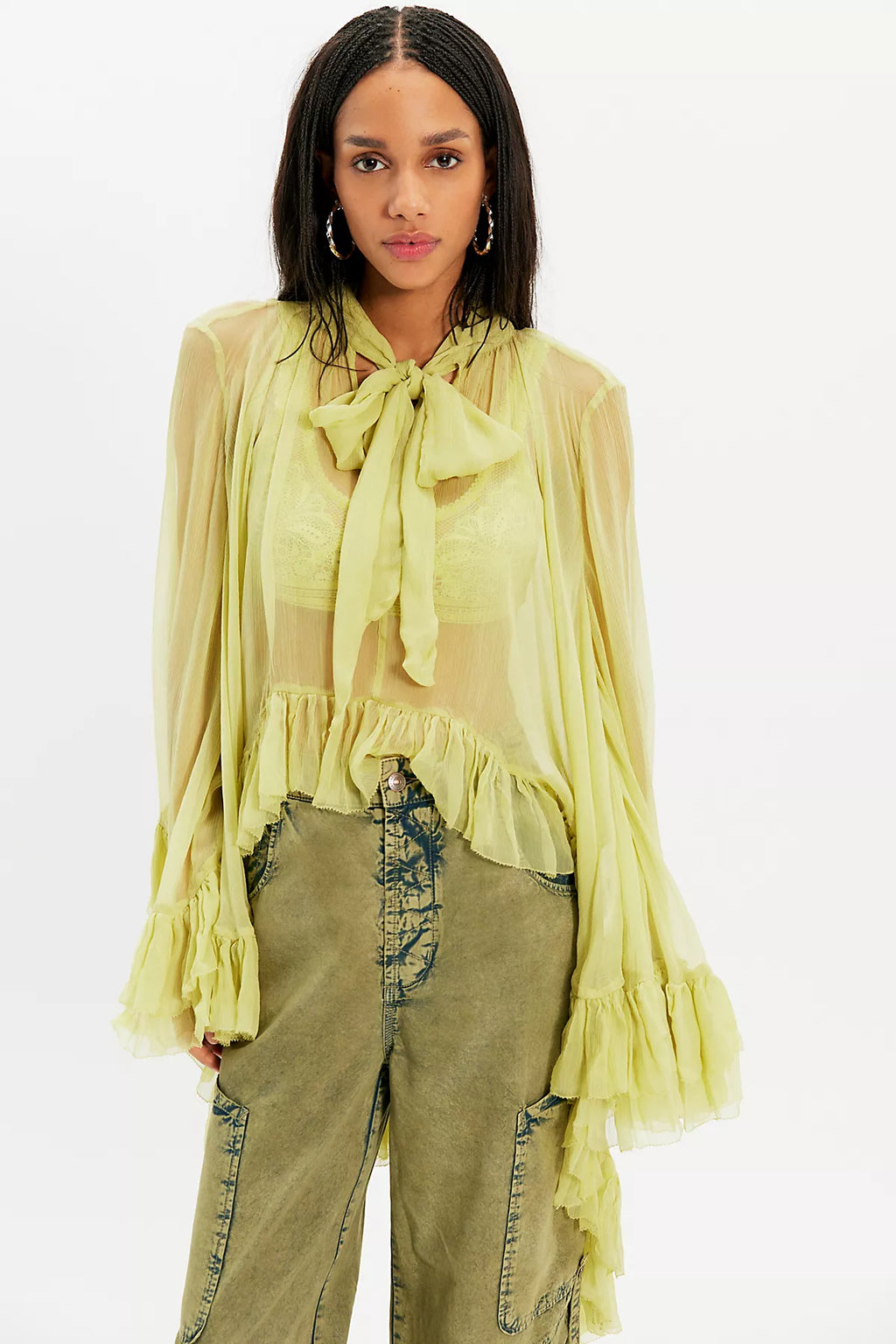 Full Sleeve Frill Top