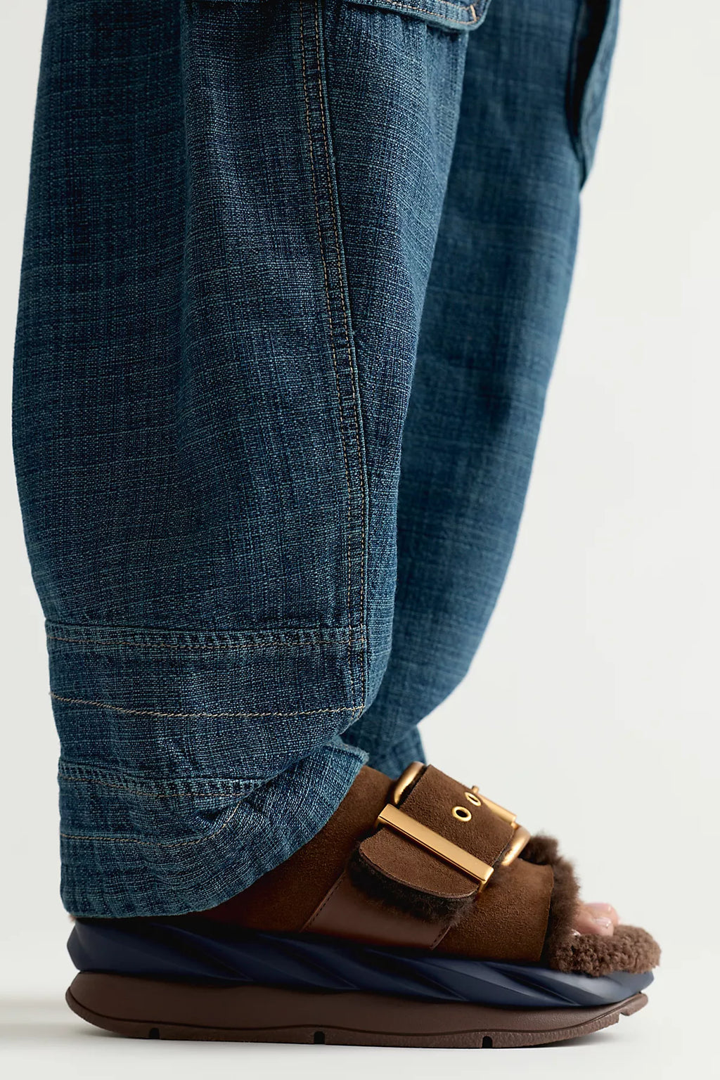 Mellow Shearling Slides