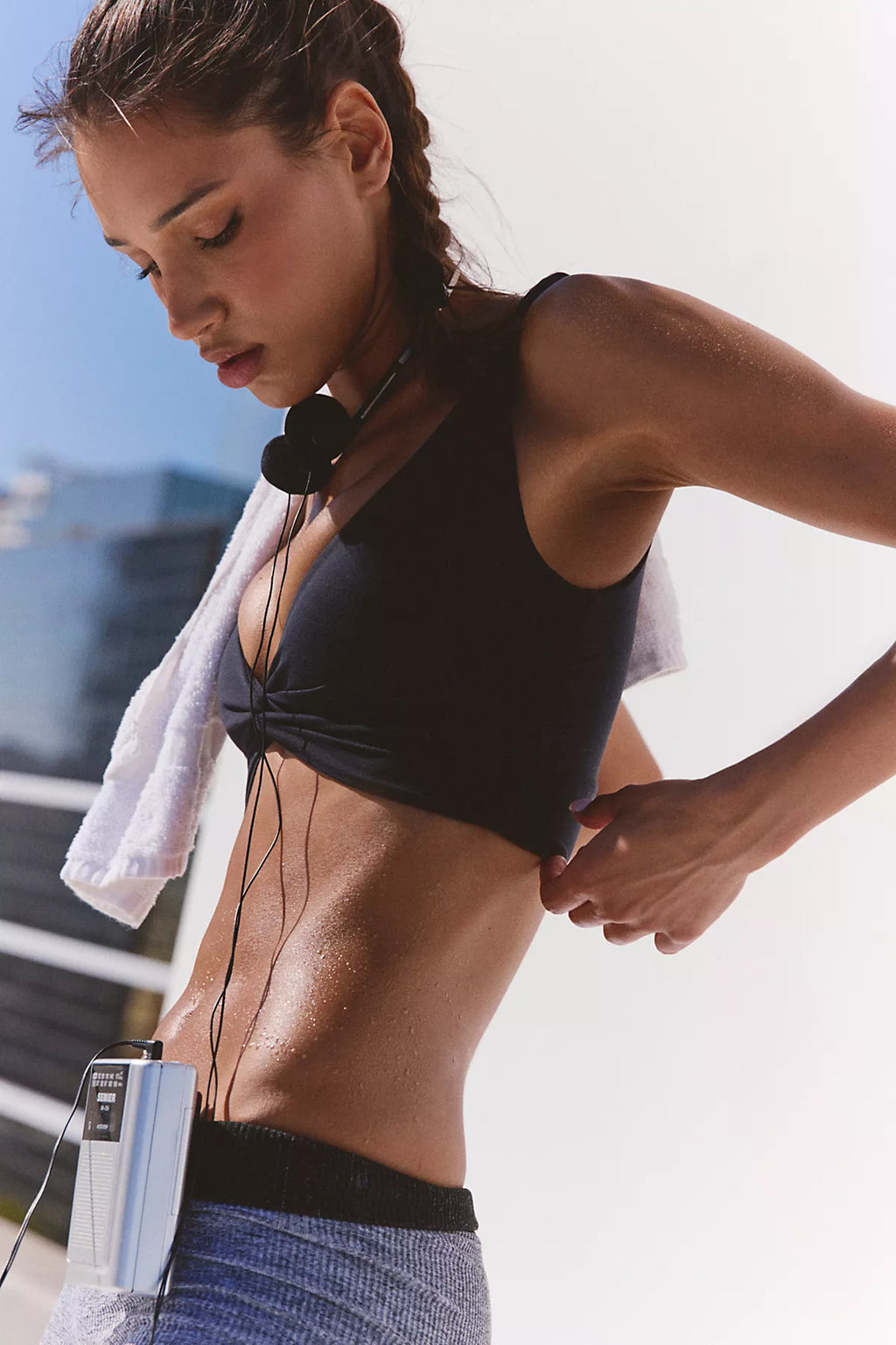 Never Better Reversible Twist Crop
